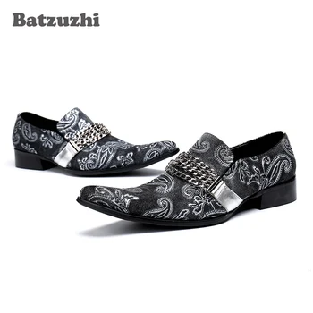 Batzuzhi Barbati Pantofi Tip Italian Manual Zapatos Hombre Formale Rochie Pantofi de Piele pentru Barbati Petrecere si de Nunta Pantofi de Afaceri, 46