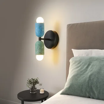 Dormitor Noptieră Lampa De Perete Creative Homestay Lampa Retro Camera De Zi Bar De Ciment Lampa Decorativa Lampă De Perete