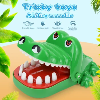 Bancuri Dinții De Crocodil Musca Degetul Dentist De Familie Clasic Jocuri Pentru Copii Amuzante Aligator Deget-Musca De Decompresie Jucarii Pentru Copii
