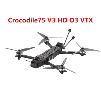 GEPRC Crocodile75 V3 HD O3 VTX F722 FC ESC 60A GEP-M8U SPEEDX2 2806.5 1350KV Motor Long Range FPV Drone RC Quadcopter