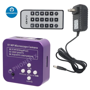 51MP 2K 1080P 60FPS FHD Microscop Digital HDMI USB Electronice Industriale Video Microscop, Camera pentru Telefonul PCB Reparații de Lipit