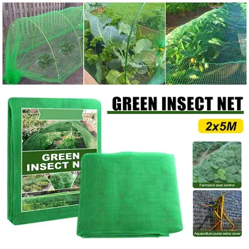 2*5M Legume de Plante Insecte Net de Protecție Grădină de Fructe de Îngrijire a Acoperi cu efect de Seră Pest Control Anti-Pasăre Plasă cu ochiuri Unelte de Grădinărit