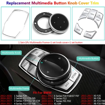 Auto Multi-Media Butonul Butonul Frame Cover Garnitura Pentru BMW 1 2 3 4 5 7 X1 X3 X4 X5 X6 F10 F07 F20 F30 F34 F01 F02 E84 F15 F16 F25 F26