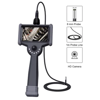 VSNDT portabil hd camera endoscop, industriale endoscop de inspecție camera cu 6