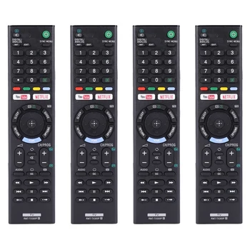 4X Telecomanda RMT-TX300P Pentru TV SONY RMT-TX300B RMT-TX300U Cu Youtube/NETFLIX