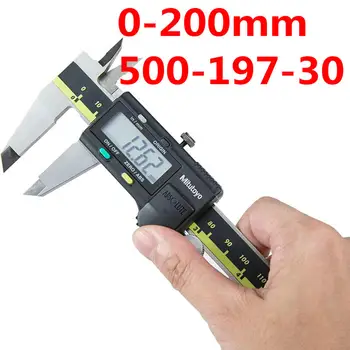 Mitutoyo AOS Șublere Digitale Șubler cu Vernier 200mm 500-197-30 LCD Șubler Electronic de Măsurare din Oțel Inoxidabil, Scule de Mana 02