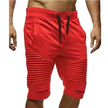 Pantaloni trunchiate om 2023 Vara Noi Bărbați talie Elastic cu cordon de Fitness în aer liber Funcționare Respirabil Formare pantaloni Scurți Casual
