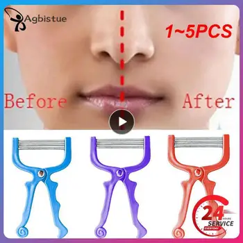 1~5PCS Îndepărtarea Părului Facial Instrument Faciale de Intretinere 3 Primăvară Filetare Stick Aplicator Racleta Îndepărtarea Epilator Manual Complet Corpul