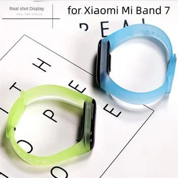 Curea de ceas pentru Xiaomi Mi Band5/6/7 Mat Translucid Respirabil Watchproof Înlocuire Sport Bratara Ceas Inteligent Accesoriu