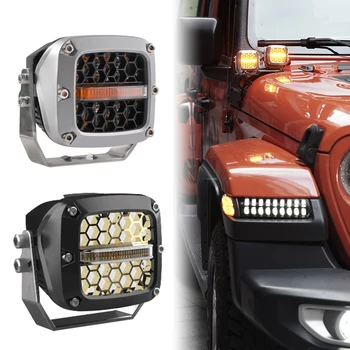 Auto Sisteme de Antrenare 12V 60W Led-uri Auto Reîncărcabilă Lumina de Lucru cu Lampă Pentru Vehicul Off-Road