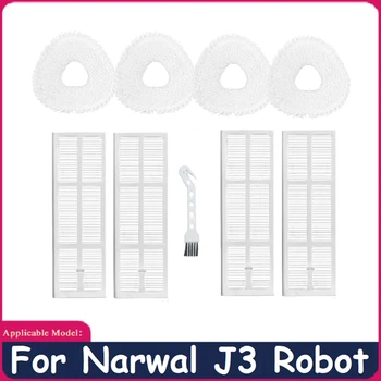 9Pcs Pentru NARWAL J3 Aspirator Robot de Înlocuire Schimb Lavabil Filtru HEPA Mop Cârpă de Curățare de uz Casnic Accesorii
