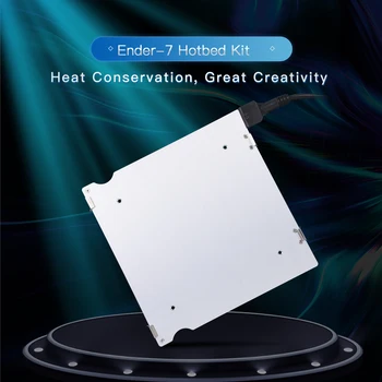 CREALITY 3D Ender-7 Asamblate 24V 230W Focar Pat Kit de Înlocuire Heatbed Pat Dimensiune 250*250*3mm Pentru Ender-7 Printer
