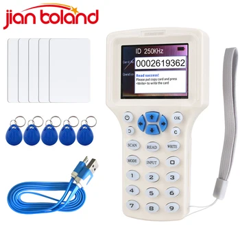 NFC Smart 10 Frecvența Cititor de Carduri Scriitor RFID Copiator 125KHz 13.56 MHz USB Fob Programmer Copie Cheie Criptată