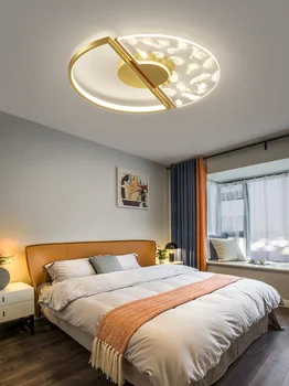 Candelabre Nordică Modernă cu LED-uri Plafon Simplu Semicerc Art Pene Acrilice Lumina Pandantiv Lampă Pentru Camera de zi Dormitor Decor