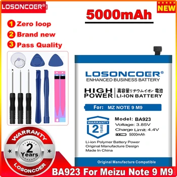LOSONCOER 5000mAh BA923 Baterie pentru Meizu Nota 9 Note9 M9 M923H ~În Stoc