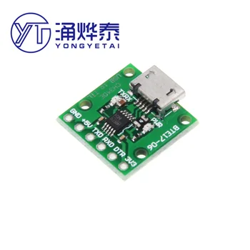 YYT CH340E MSOP10 USB to TTL modul poate fi folosit ca PRO MINI downloader
