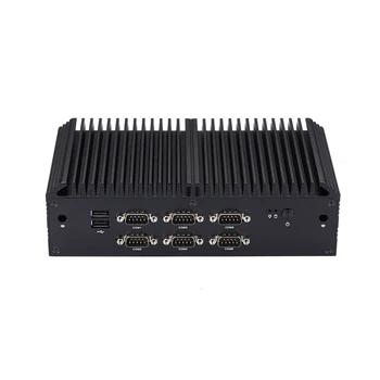 Qotom Mini PC Q1035X i3-1011U Q1055X i5-10210U Industriale IPC 6 RS232/RS485 Dual Lan 8 USB Pentru Acasa/Birou/Banca