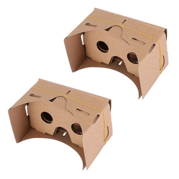 2X 6 Inch 3D DIY VR Ochelari de Realitate Virtuală, Pfl Pentru Google Carton