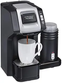 Un singur Servi Cafea cu Lapte Spumantul Compatibil cu K-Cup Păstăi și Motive, 1cups, Negru (49949) factorii de decizie de Cafea de Cafea ac