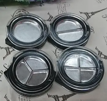 10buc/lot placă de Aluminiu plastic gol fard de ochi caz /blush/pudra cosmetice compact container