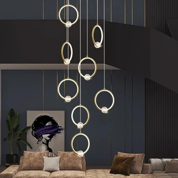 Candelabru Art Led-uri Lampă de Pandantiv de Iluminat Cameră Decor Nordic acasă de luat masa interioară de cristal agățat de viață lustre moderne luxe tavan