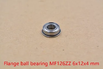 6mm rulment MF126ZZ 6mmx12mmx4mm MF126ZZ miniatură flanșă deep groove ball rulmenți radiali cu bile 1buc