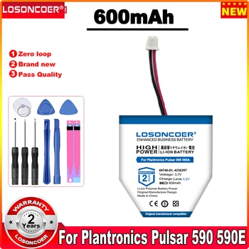 LOSONCOER 600mAh Baterie Pentru Plantronics Pulsar 590,Pulsar 590A,Pulsar 590E, 69746-01, 423629T, 67777-01 Baterie