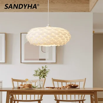 SANDYHA de Pește Pandantiv Lumini Lampa pentru Living Dining Dormitor Candelabre Lustre Lamparas Colgantes Decor Acasă Hanglamp