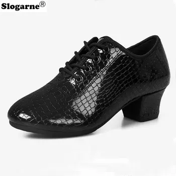 Noi Latină Pantofi Femei Pantofi De Dans În Aer Liber Vals Tango Pantofi De Bal Femeie Interior Din Piele Moale De Vaca Musculare Sole Jazz-Ului Modern Pantofi