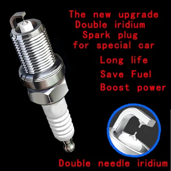 4buc Iridium TT Spark Plug IKH20TT 4704 se potrivesc pentru CADILLAC BLS 2.8 T 2006 - BLS 2.8 2005-2007 SRX 3.6 2004-2008 STS 3.6 2005-2007