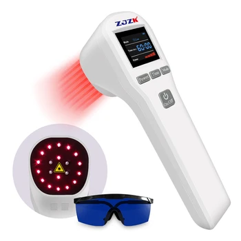 ZJZK 808nm 650nm Aparat de Fizioterapie LLLT Terapia cu Laser Rece Echipament pentru Joint Pain Relief Sport Prejudiciu Sciatica Entorse