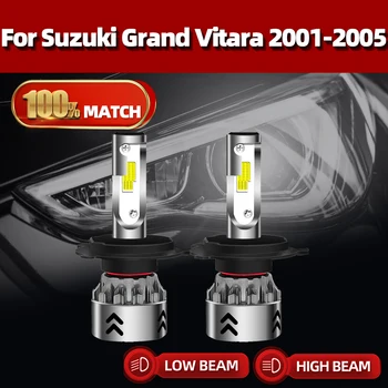 Masina Faruri Becuri de 6000K H4 High Low Beam Lumini Auto 120W 20000LM Lampă Auto Pentru Suzuki Grand Vitara 2001 2002 2003 2004 2005
