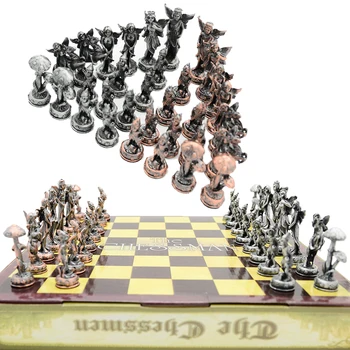 Jocuri de șah de Lux și Caracter Neobișnuit Teme de Mână-pictat mai Multe Teme Pot Fi Folosite Ca O tablă de Șah Într-O Cutie de Ambalaj