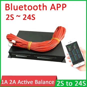1A 2A Active de Echilibrare 2S ~ 24S Baterie cu Litiu Egalizator Activ Bluetooth APP de control 48V 60V Li-ion, Lipo Lifepo4 BMS Echilibru