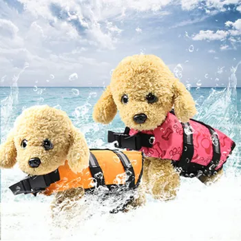 Puppy Rescue Înot Purtați Haine Vesta Costum de Înot XS-XL în aer liber animale de Companie Câine Float Câine vestă de salvare Veste