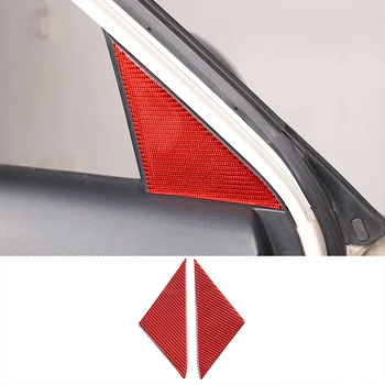 Pentru perioada 2009-2013 Kia Soul SUNT moi fibra de carbon auto interior al stâlpului triunghiular panoul de autocolant auto interioare accesorii decor