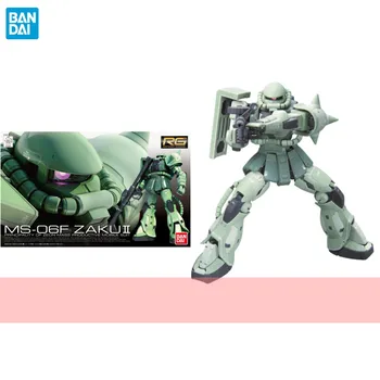 Bandai Original Gundam Model Kit Anime RG 04 1/144 MS-06F Zaku II Figura de Acțiune Asambla Jucării de Colecție pentru Copii