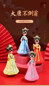 Obiceiuri Străvechi Dinastiei Tang Desene Animate Originalitate Mobilier Acasă Pandantiv Desktop Decora Student Cadouri De Vacanță Minunat Pahar C