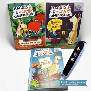 3 cărți/set Haggis și Rezervor Dezlănțuit Trei Învățare limba engleză, Cărți de Muzică