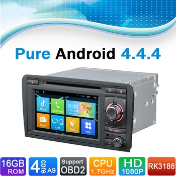 Auto Radio Autoradio Masina DVD Player Sistem GPS Auto Media Audio Stereo Player Sistem Video pentru Audi A3(2003-2012)