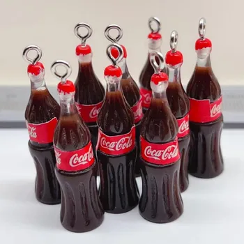 10buc Bea Sticla de Cola Farmece Noi, Amuzante Rășină Farmece Pentru DIY Meșteșug a Face Colier Cercei Breloc Bijuterii Accesorii de Aprovizionare