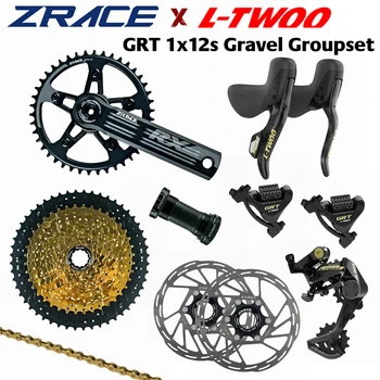 LTWOO GRT12 Hidraulice pe Disc + ZRACE Manivela Caseta Lanț, 1x12 Viteza, 12s Pietriș Groupset, pentru Pietriș biciclete Biciclete / GRX