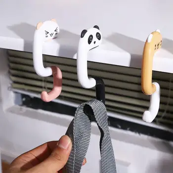 1buc Kawaii Panda Agățat Pisica Animal Cârlig Geantă de mână Hanger Suport Cheie de Masă Cârlig