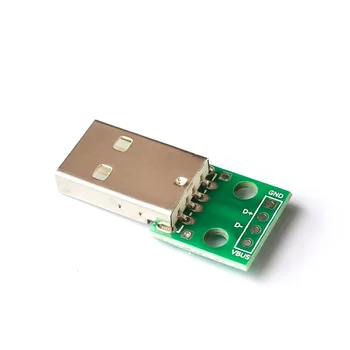 USB2.0 de sex Masculin Să 4P Comutator DIP DIP Adaptor de Bord Modulul Adaptor USB Placa de en-Gros USB-0