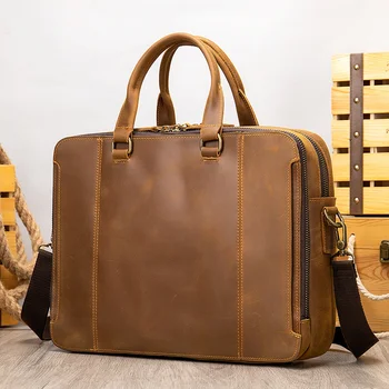 Newsbirds Nou Designer din Piele de om de afaceri geanta real cowskin laptop sac de afaceri pentru bărbați servieta de afaceri tote vintage