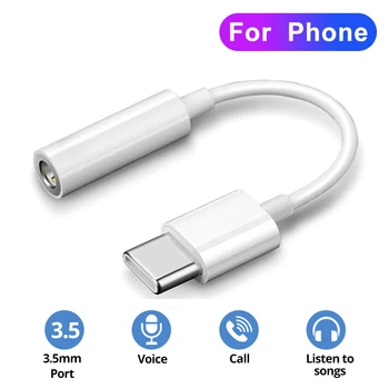 USB de Tip C 3.5 Jack pentru Căști Adaptor USB de C pentru Casti de 3.5 mm AUX Audio Cablu Adaptor Pentru Samsung Huawei P30 Xiaomi Mi 10 9 Es
