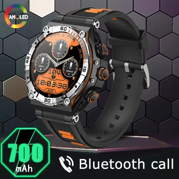 Bărbați Ceas Inteligent 1.43 inch Ecran Mare Ceas Sport Rata de Inima Mare Baterie de 700mAh Bluetooth Apel Muzica Smartwatch Bărbați Ceas Nou